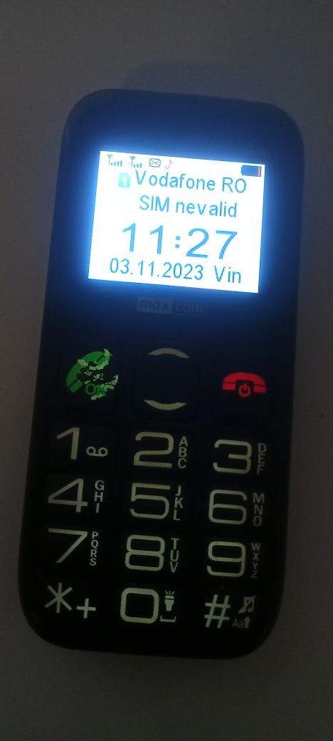 Telefon mobil MaxCom Comfort MM 426, Dual SIM, Black