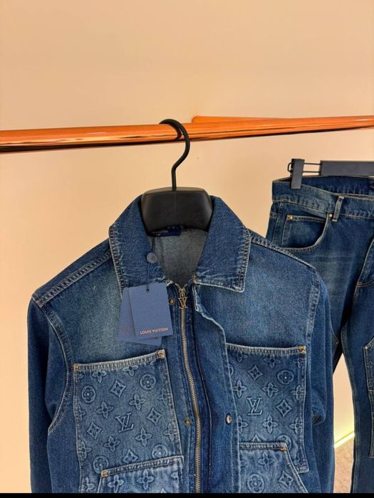 Compleu Louis Vuitton Workwear Carpenter jacheta si blugi