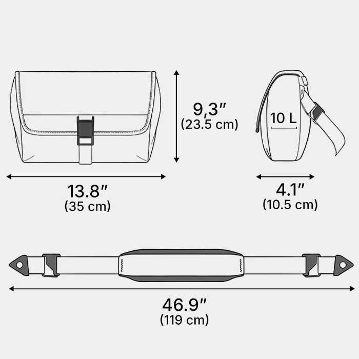 Geanta barbati rugged foto/sport Modern Dayfarer Sling v2