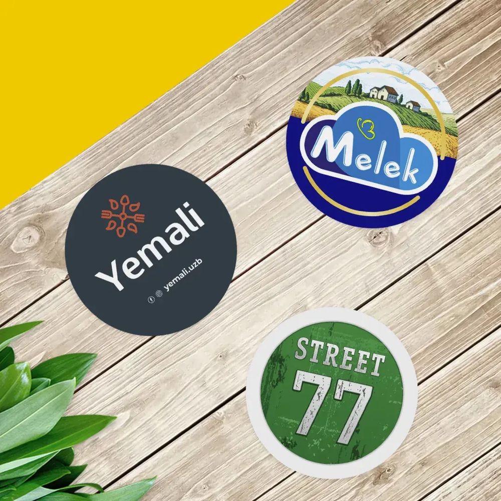 Stiker  etiketkalar tayyorlaymiz
