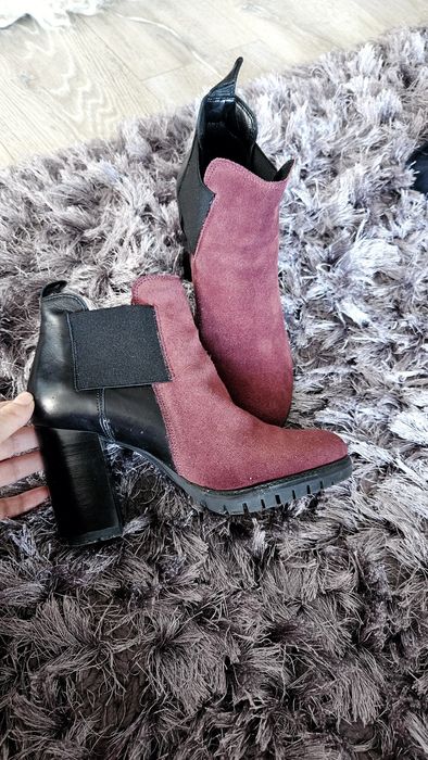 Botine piele Enzo Bertini