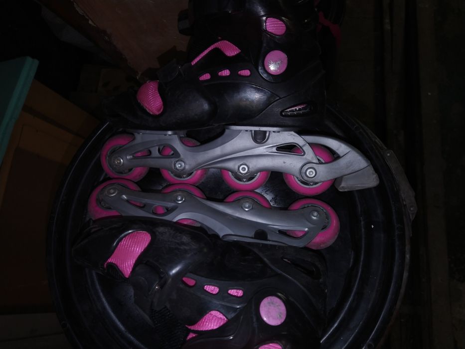 Ролери. Детски комплект с наколенките.