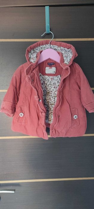 Лот есенни дрехи (рокли,яке) за бебе момиче 74см