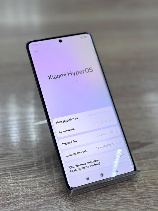 Xiaomi redmi note 14 pro(os14b)