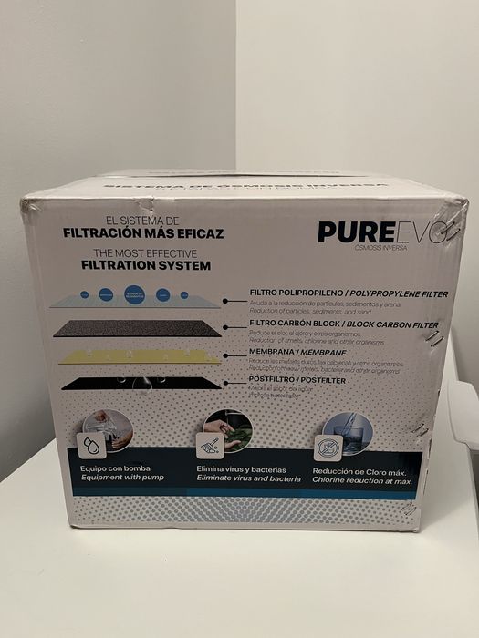 PureEvo filtru/purificator de apa cu osmoza inversa