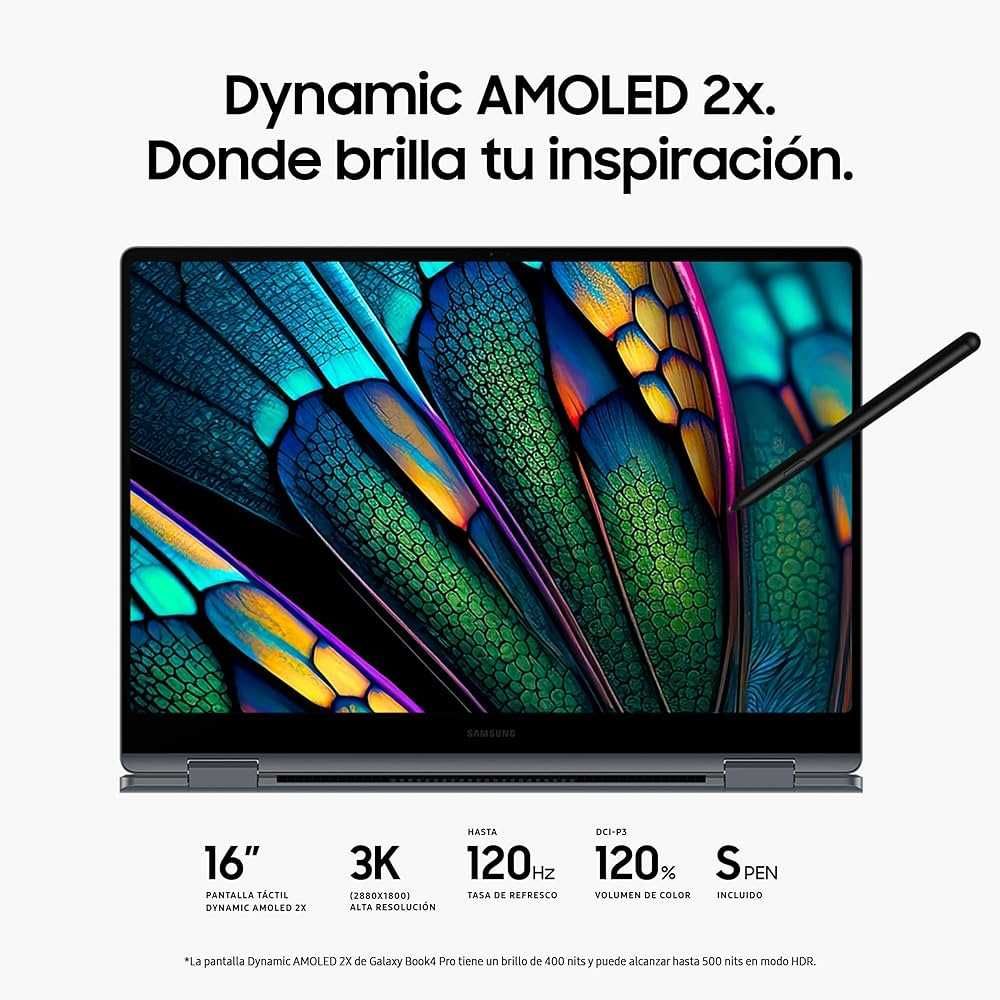 Samsung Galaxy Book4 Pro x360 2-in-1  16.0" U7 155H LPDDR5 16GB SSD 1
