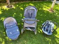 Carucior 3 in 1 Boop si baza isofix