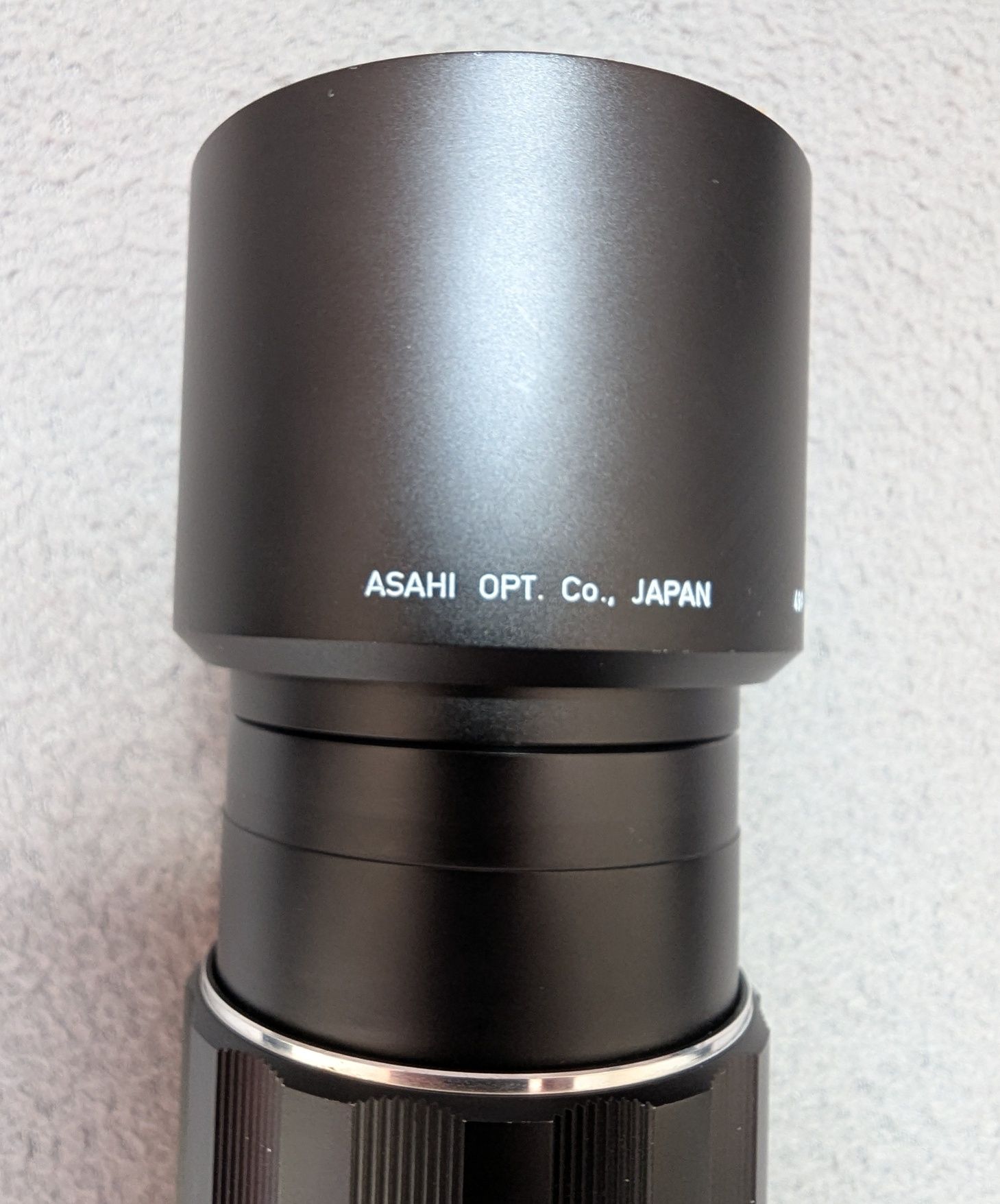 ръчен фотообектив Takumar 3.5/135 Super MC на Canon EF с адаптер