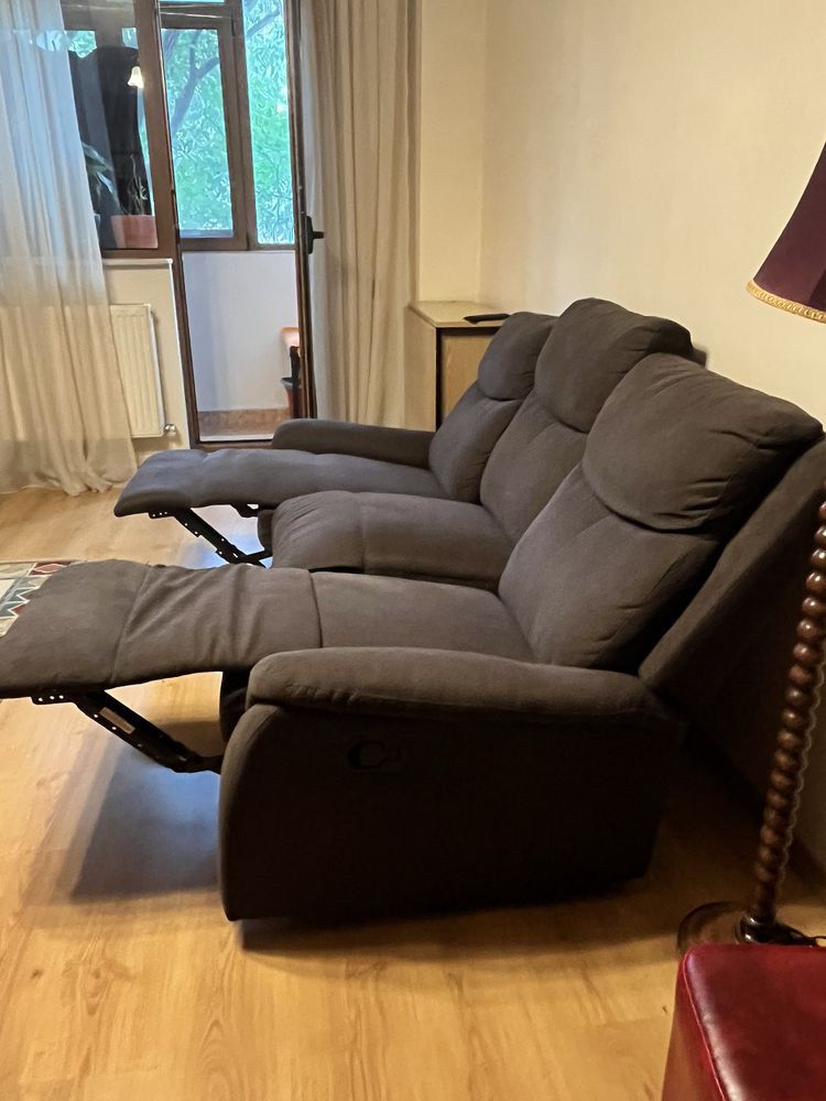 Canapea Mobexpert cu 2 reclinere