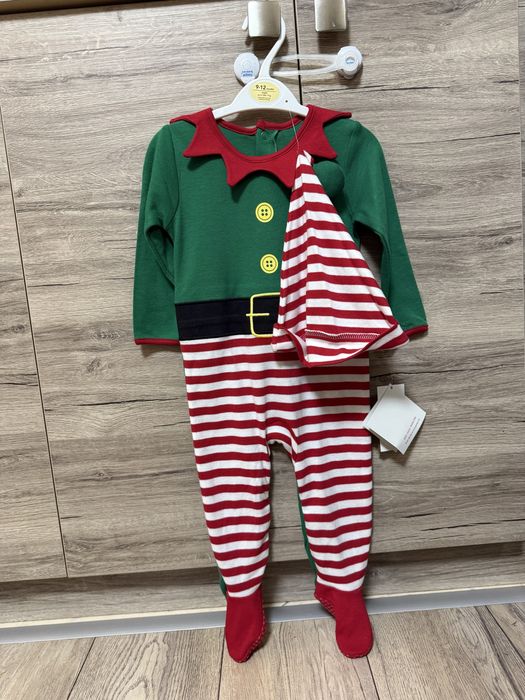 Коледен ромпър 9-12 м. За момче