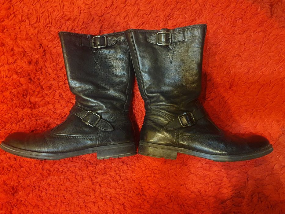 Cizme barbati 43 biker calarie piele naturala OTTER