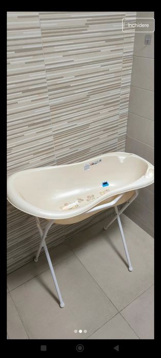 Vând suport + cadita bebelus