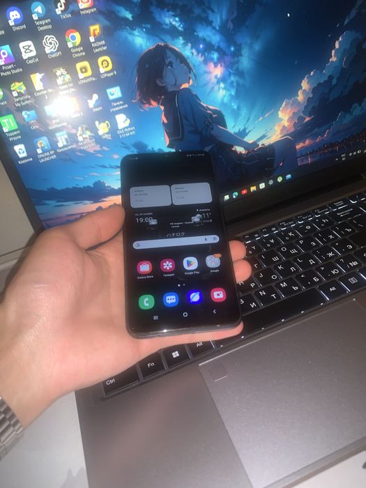 Самсунг А10 с коробкой