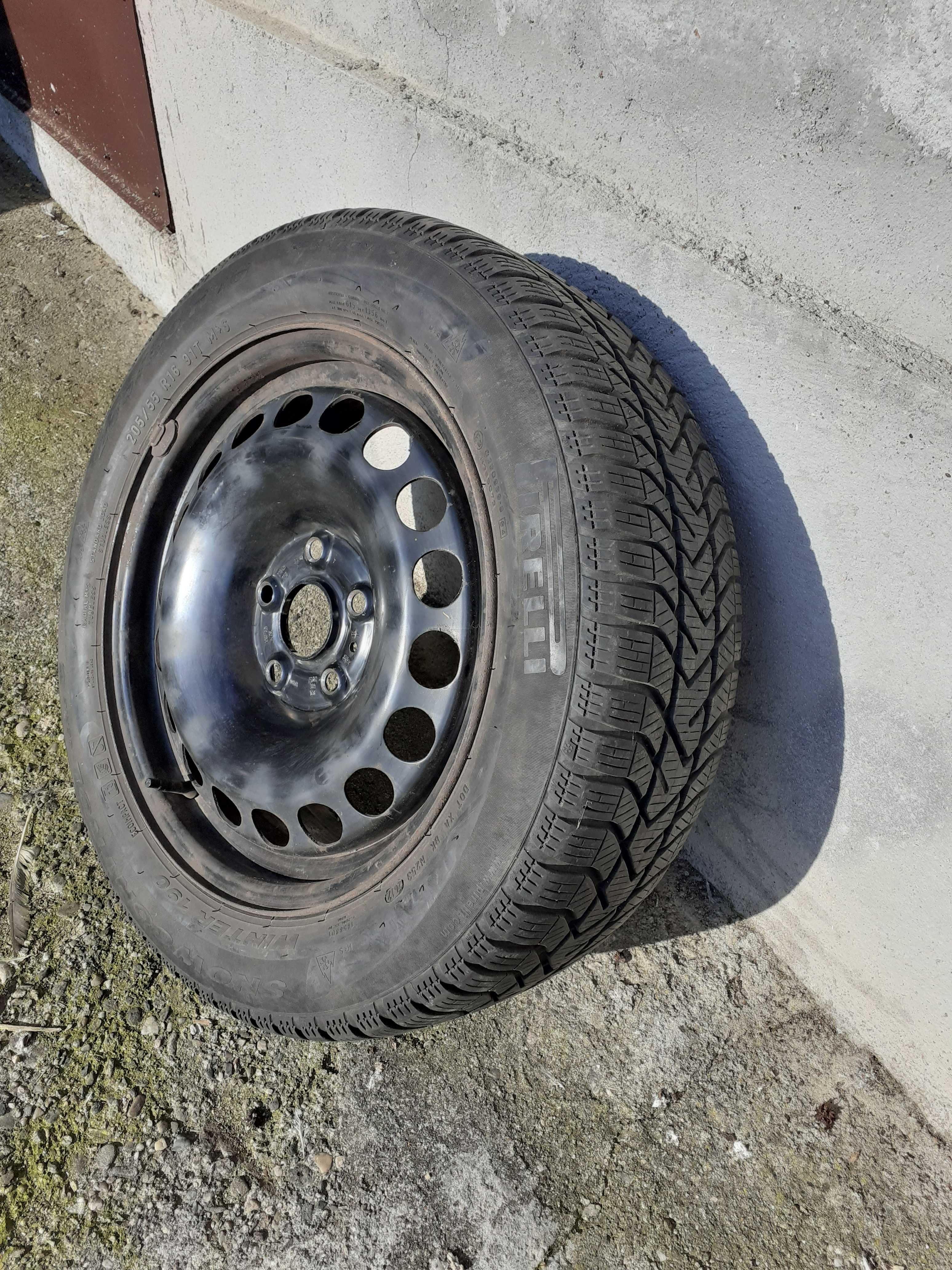 Jante tabla Vw 6 1/2Jx16H2cu anvelope de iarna Pirelli