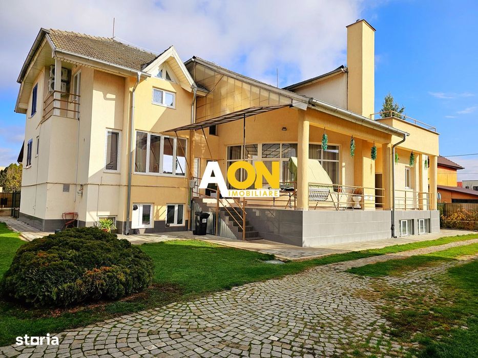 Casă de lux D+P+1, Cetate Alba Iulia, 616 mp, teren 937 mp, 2 garaje