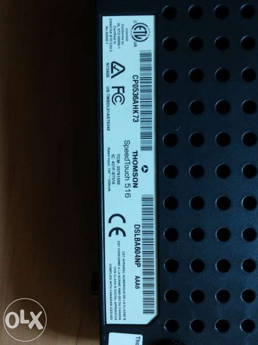 Modem DSL Thomson SpeedTouch 516