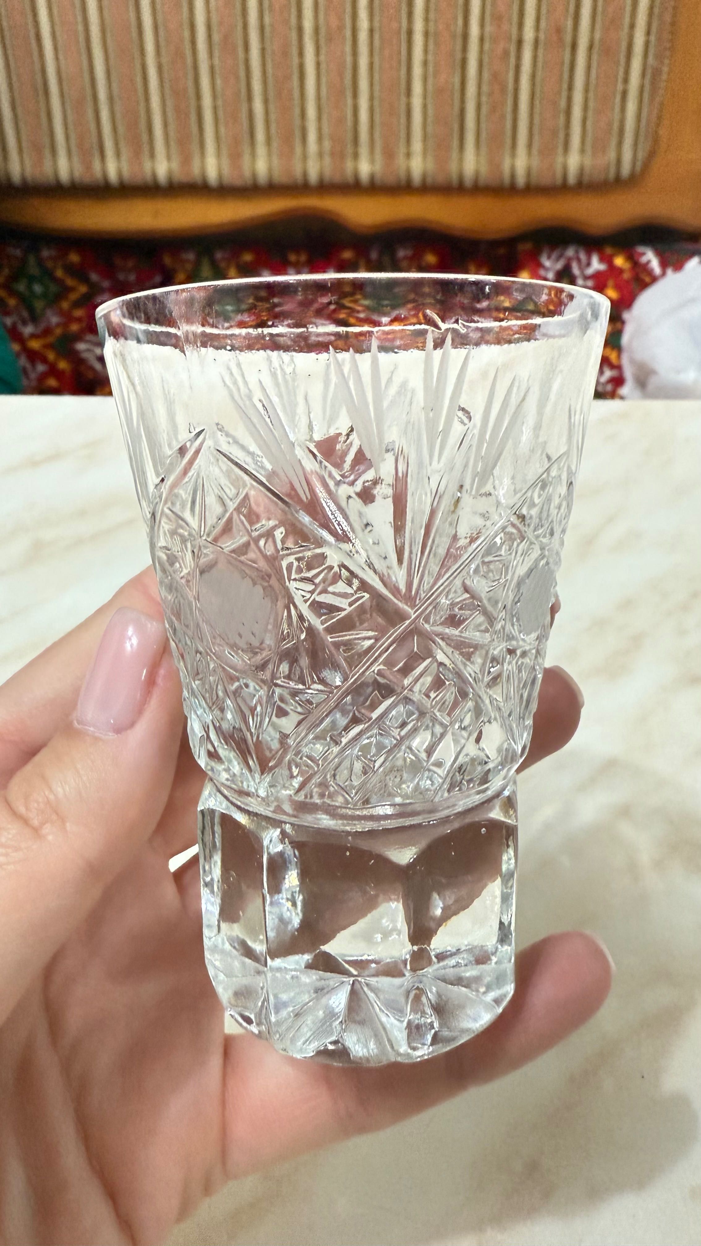 Рюмки большие хрусталь