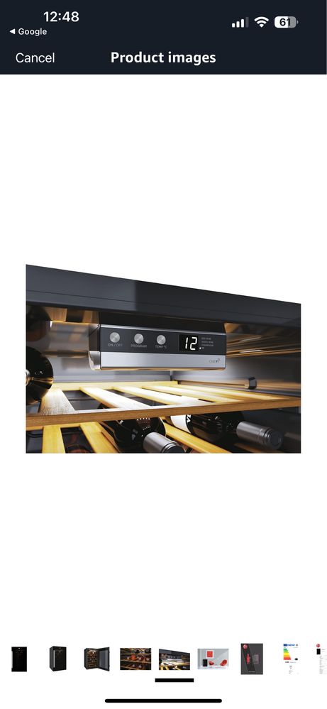 Frigider de vinuri Hoover HWC 154 EELW/N