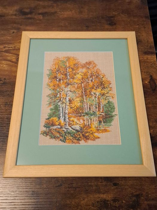 Set goblenuri "Peisaj de toamna" si "Icoana Maicii Domnului"