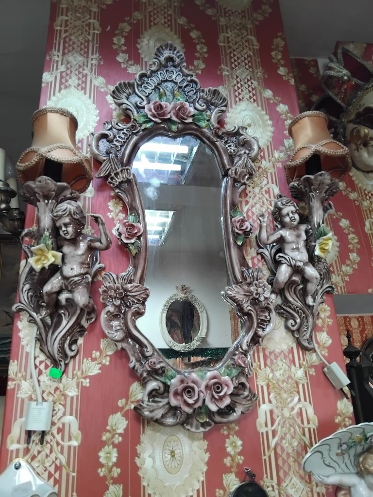 Capodimonte Конзола оледало!