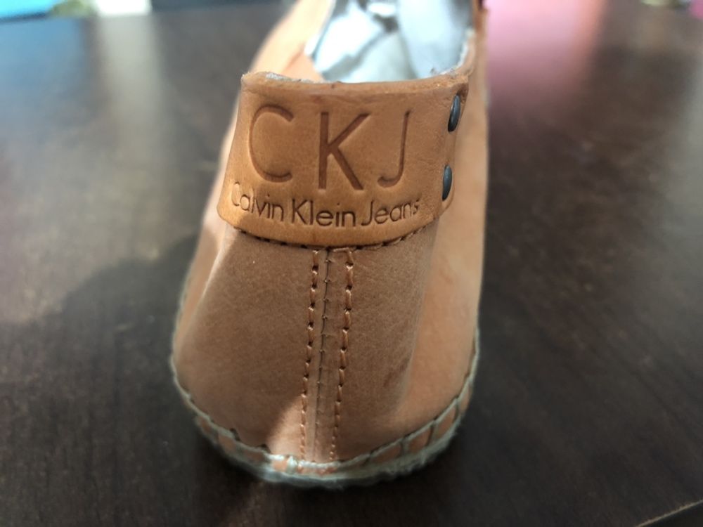 Espadrile Piele Nabuc Calvin Klein,41