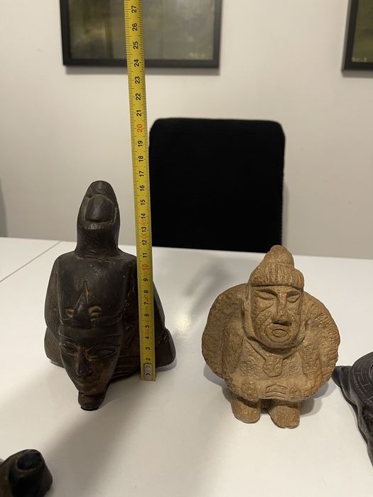 Figurine din piatra, masti ceramica