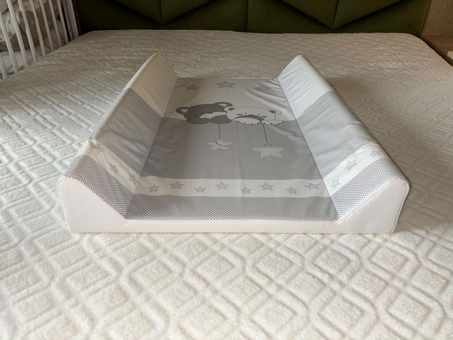 Saltea De Infasat Bebe, Cu Intaritura, 70x50 cm, Gri