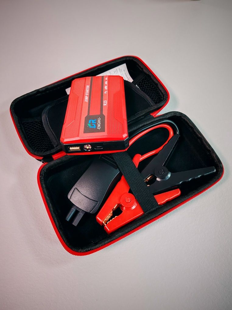 Robot pornire masina,  jump starter, pornire baterie descarcata
