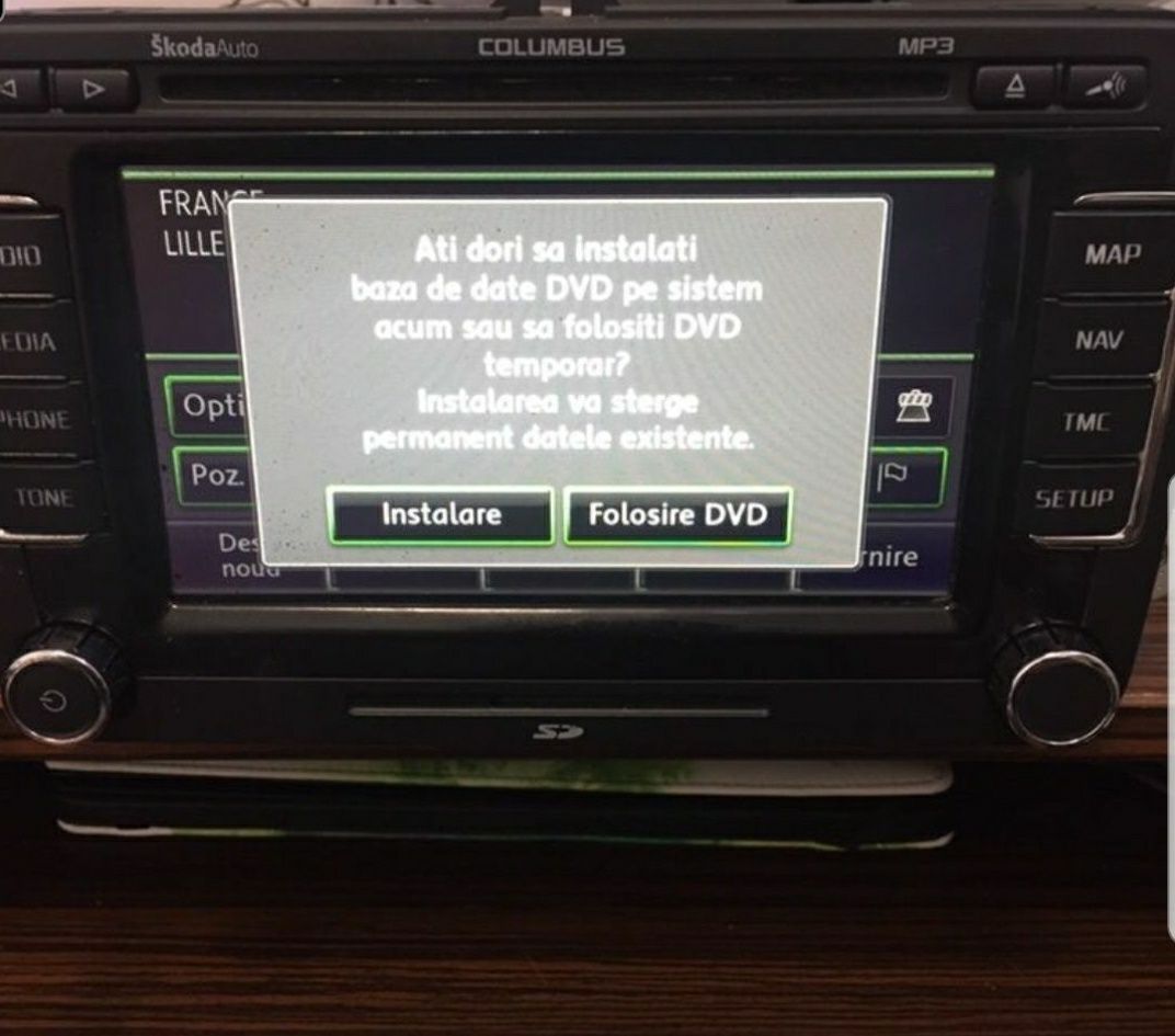 SD card Volkswagen Rns 510,Dvd Harti,Soft in limba Romana,video