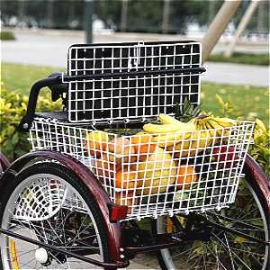 triciclu adult 20'' cu scaun copil si cos piata-produs nou