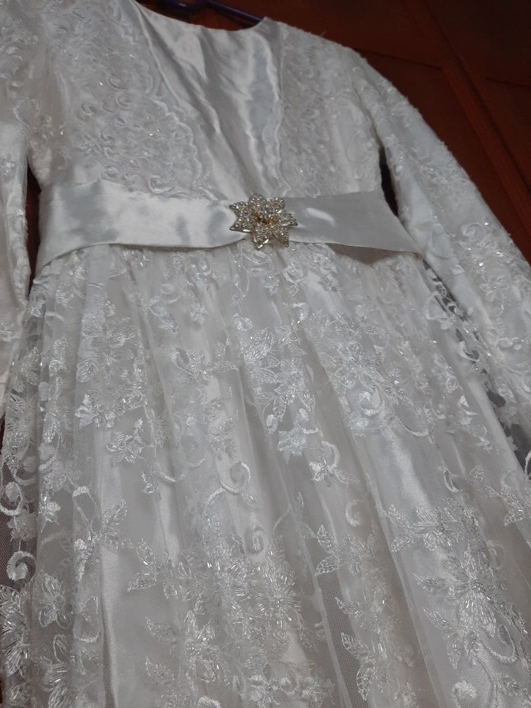 Мусульманское   свадебное платье. Размер 44-46