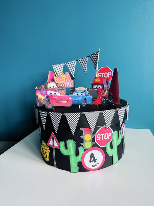 Картонена торта Колите Макуин Cars