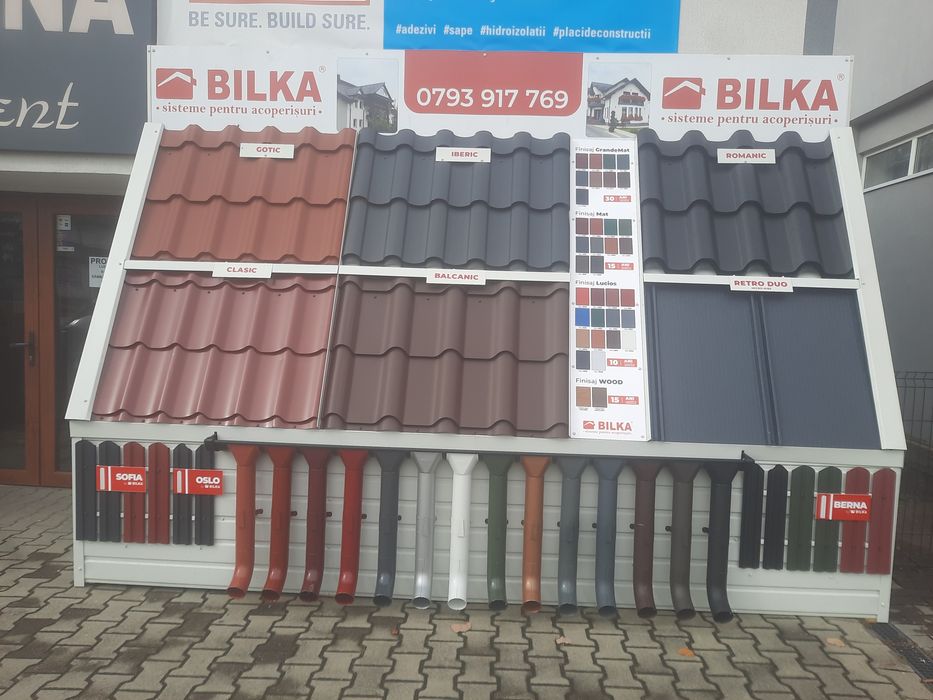 Tabla acoperis Bilka. Cel mai mic preț de din România!