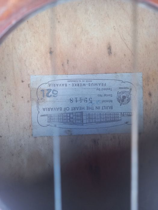 Акустична китара Framus Bavaria Germany