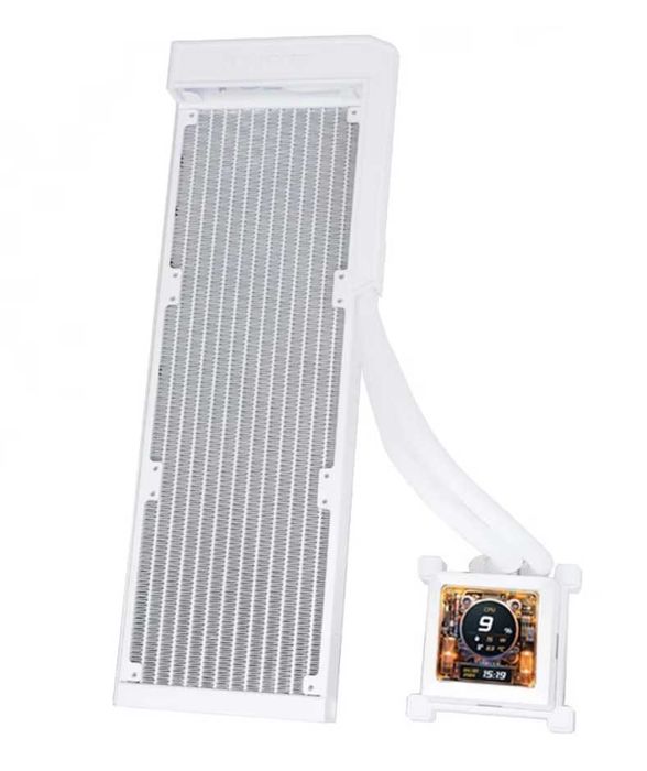 Охладител за процесор Lian Li HydroShift LCD 360 Fanless RGB - Бял