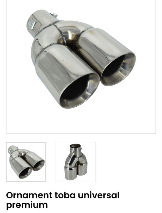 Ornament tobă premium inox