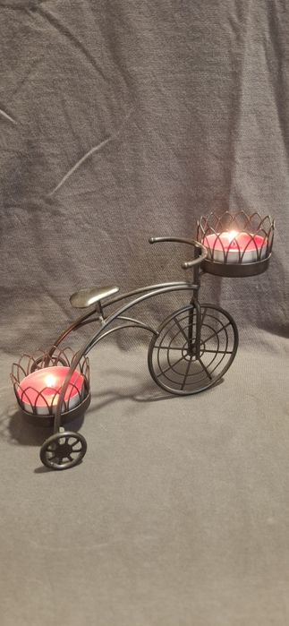 Свещник "Винтидж велосипед"