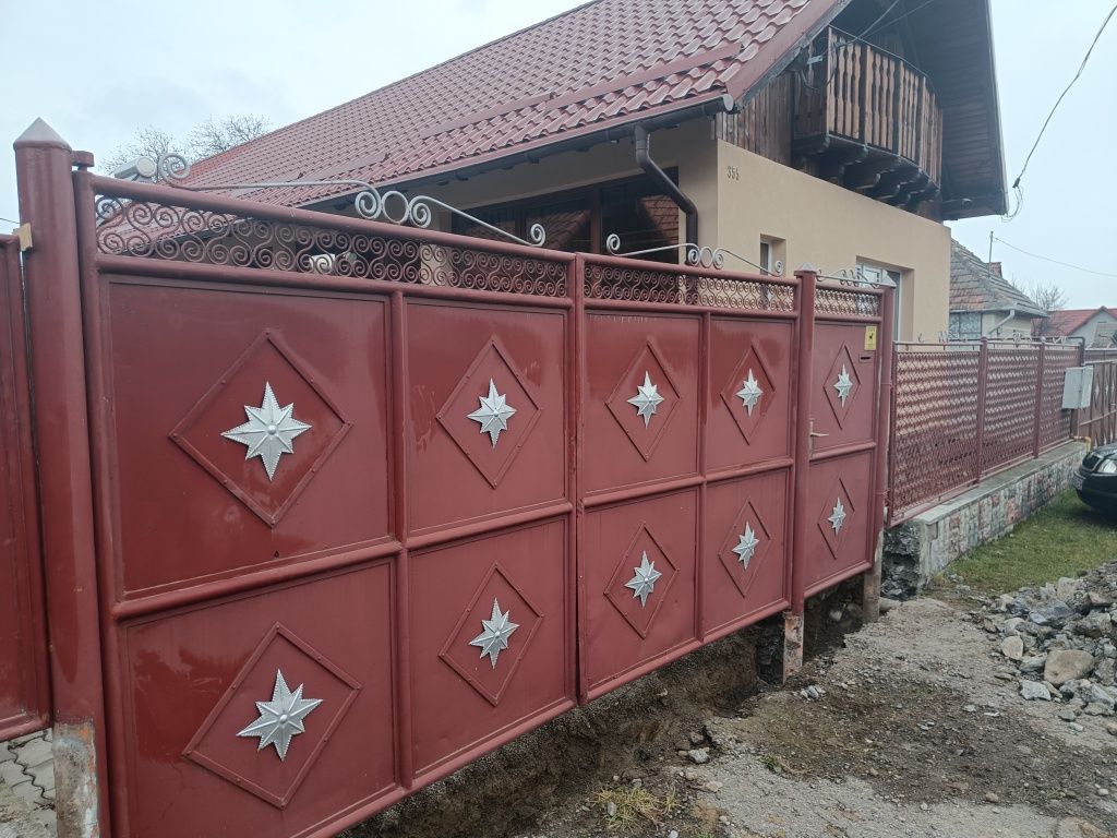 Poartă și gard metalic