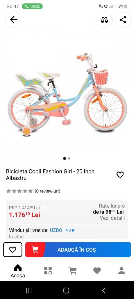 Bicicleta de vânzare