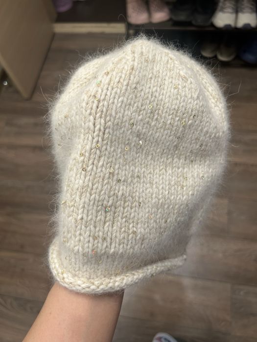 Шапка зимняя теплая