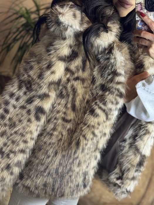 Уникално палто от Висок клас еко косъм !