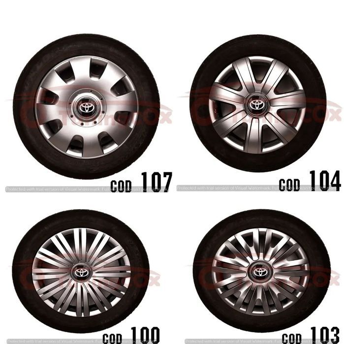 capace roti toyota r13  la set de 4 buc ,capace janata aliaj