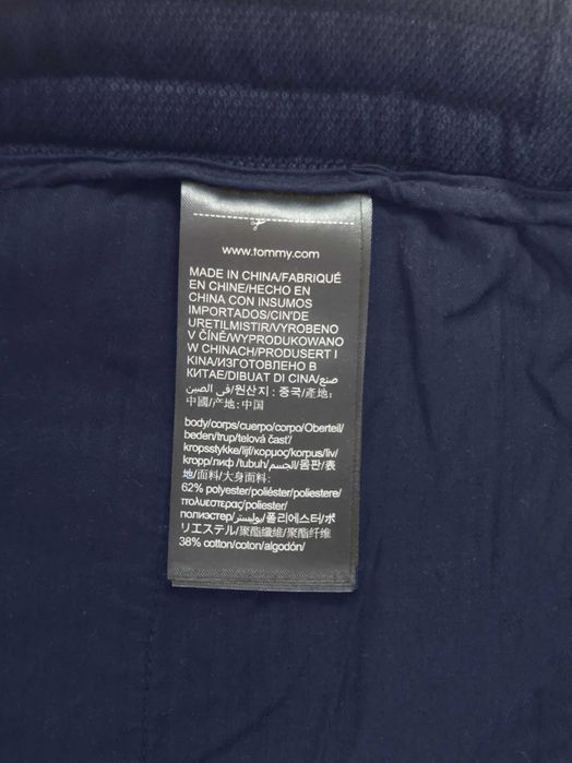 Pantaloni casual Tommy Hilfiger Navy Blue