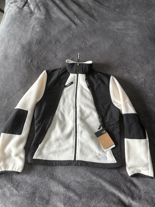 The North Face Polar Sun jacheta fleece dama alb cu negru XS noua