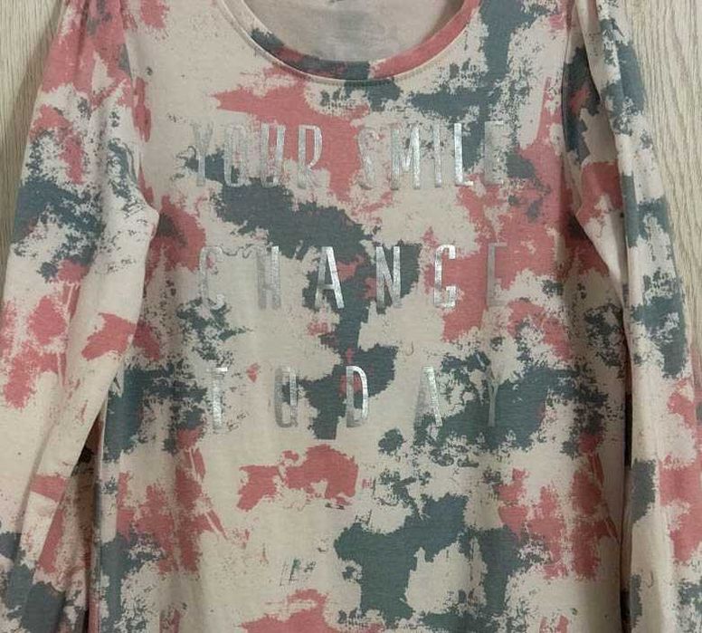 Rochita fetite Coccodrillo din bumbac cu imprimeu