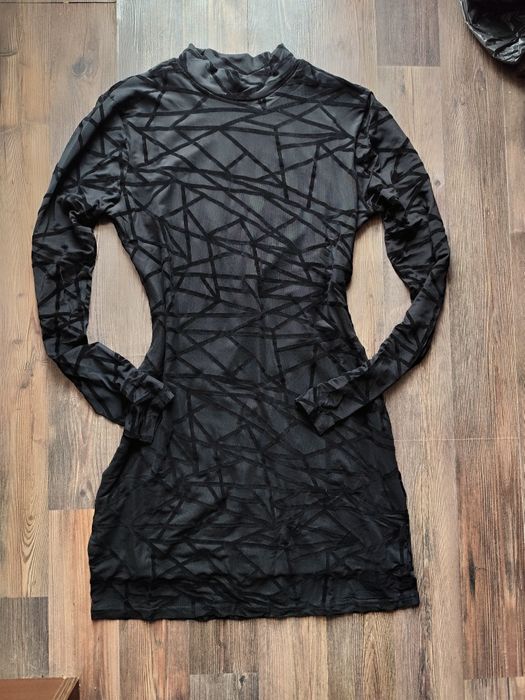 Нова черна къса рокля