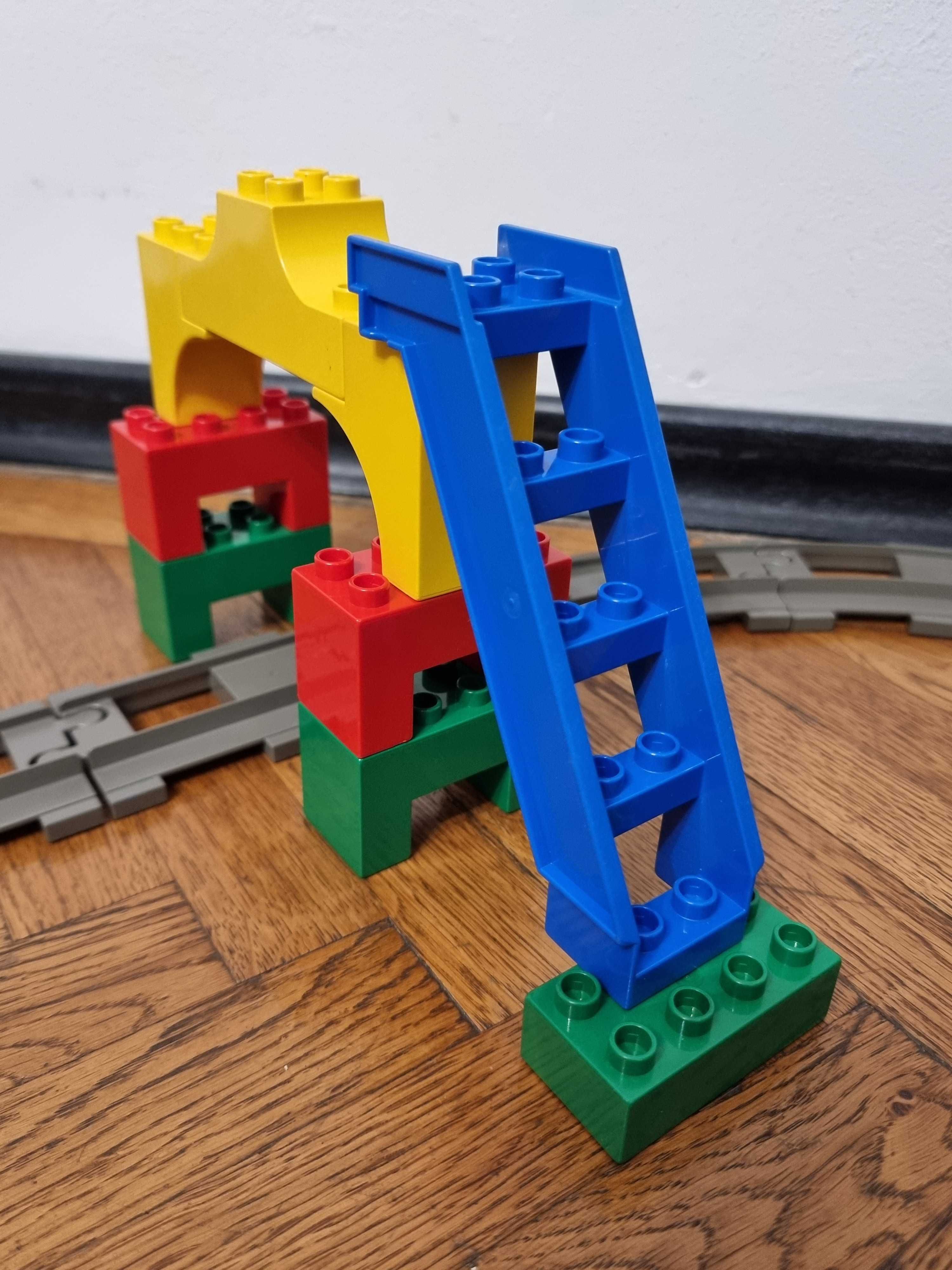 Lego duplo 2745 vintage, trenulet cu circuit de sine cu macaz