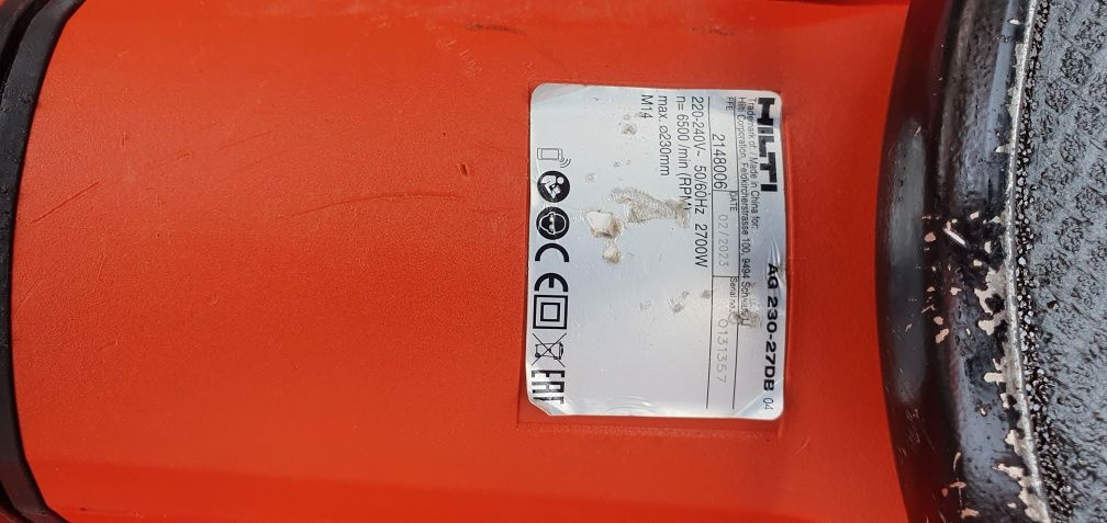 Flex Mare HILTI 2700 W.