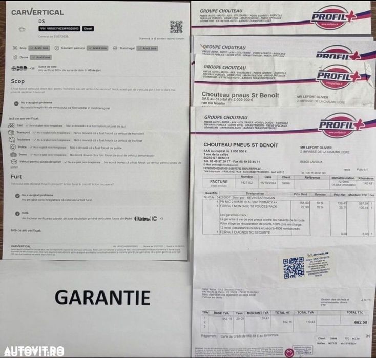 DS Automobiles DS 3 Crossback Vr1ucyhzsmw026913,garantie1an,km certificati,rate,credit