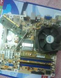 placa baza ASUS IPIBL-LB socket 775 + memorie 4GB video Intel GMA 3100